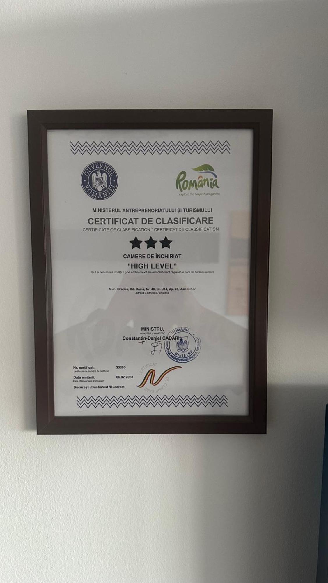 High Level Apart Oradea Free Reserved Parking Экстерьер фото